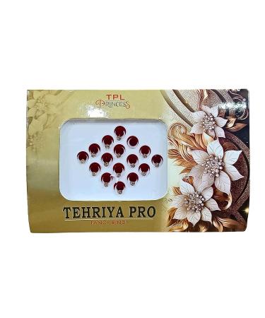 Premium Maroon Traditional Bindi | Indian Round Dot Stickers for Daily Use - Forehead Decoration for Women - Buy Online on GoSupps.com