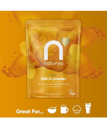 Naturya Organic Maca Powder 125g - Pure and Potent Superfood Supplement - Buy Online on GoSupps.com