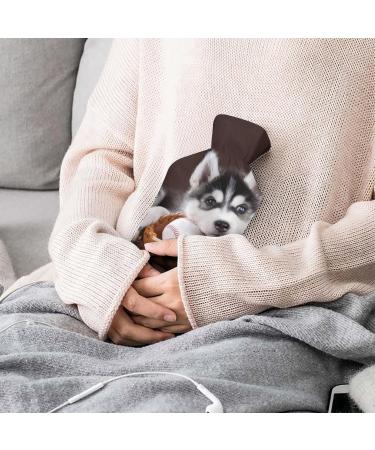 Baseball Husky Hot Water Bottle with Plush Cover - Cozy Hand Warmer for Adults & Kids | 26.5x15.3cm - International Shipping - Buy Online on GoSupps.com