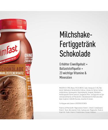 Slim Fast Chocolate Drink - 325ml Ready-to-Use Meal Replacement for Weight Control - 1 Pack - Buy Online on GoSupps.com