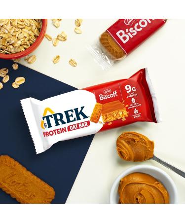 JB's TREK Barres d'Avoine Prot in es | Biscoff | Prot ine V g tale | Vegan | 16 x 50g Barres | 800g Biscoff 16 x 50g - Buy Online on GoSupps.com