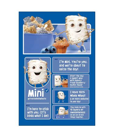 Kellogg's Frosted Mini Wheats Blueberry Muffin Cereal 14.3oz - Kids Snack - Buy Online on GoSupps.com