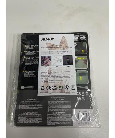 Auauy LED Light Neck Band for Dogs & Cats - Waterproof USB Charging Adjustable & Luminous Pet Safety Collar (Pink) - Buy Online on GoSupps.com