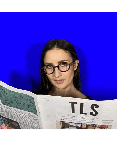 LONDON MOLE Round Reading Glasses - Stylish Men's Women's Unisex Cool Readers, Grey Tortoiseshell 2.0x - Buy Online on GoSupps.com