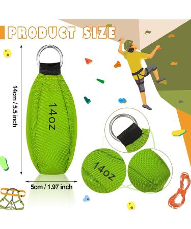 4-Piece Arborist Throw Weight Bags Set | Professional Climbing Rope Bag for Tree Rock Climbing | Durable Multi-Layer Outdoor Throw Bags | Bulk Pack (Green) - Buy Online on GoSupps.com