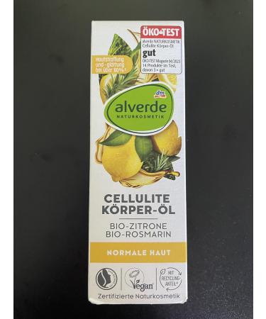 alverde NATURKOSMETIK Body Oil Cellulite Organic Lemon Organic Rosemary 100 ml