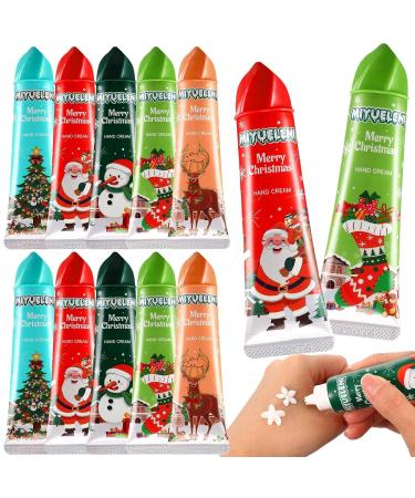 Christmas Hand Cream Set, Christmas Hand Cream Set, 12 Sticks Mini Shea Butter Hand Creams Set, Hand Cream for Dry Hands, Little Things for Advent Calendar Women