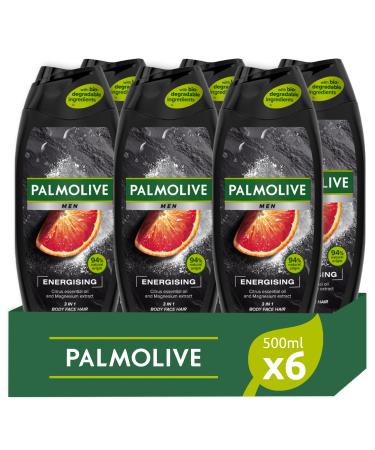 Palmolive Palmolive 3 in 1 Energizing Man 500ml | with Citro Essential Oil & Magnesium Extract | for Body Face & Hair