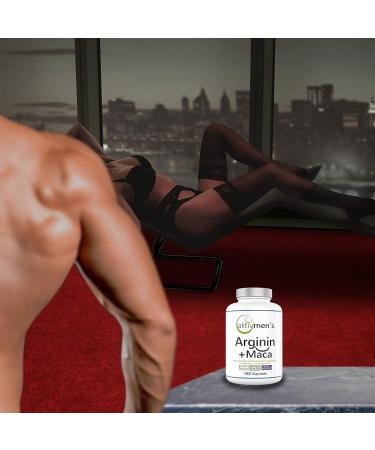 Activated Arginine + Maca High-Dose - 180 Vegan Capsules for Active Men | Expert Tested L-Arginine & Maca Extract 20:1 - Buy Online on GoSupps.com