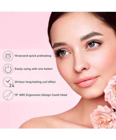 Buy Rechargeable Heated Eyelash Curler - 4 Temperature Settings Long Lasting & Effective Curling for All Women | Ingeware International Shipping - Buy Online on GoSupps.com
