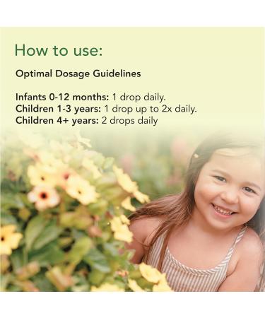 CHILDLIFE Essentials Organic Vitamin D3 Drops for Infants & Newborns - Baby Vitamin D Drops 400 IU per Liquid Drop Immune & Bone Health Support USDA Organic Flavorless - 0.21 Fl Oz (1 Pack) 0.21 Fl Oz (Pack of 1) - Buy Online on GoSupps.com