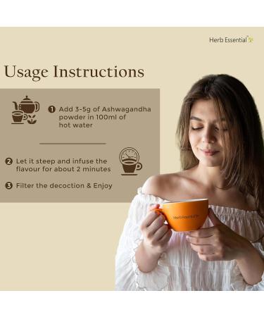 Herb Essential Organic Ashwagandha Root Powder 1.76 oz (0.11 lbs) Withania Somnifera Vegan Gluten-Free & Non-GMO GMP Certified Herbal Ashwagandha Supplements from India - Buy Online on GoSupps.com