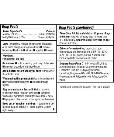 Instaflex Extra Strength Pain Relief Cream - 2oz | Soothes Muscle and Joint Pain | Fast-Acting Formula | Healthy Directions - Buy Online on GoSupps.com