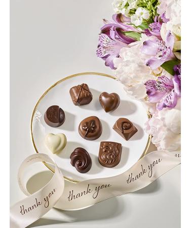 Godiva Chocolatier Assorted Chocolate Gold Gift Box  Thank You Ribbon  19 Pieces - Buy Online on GoSupps.com
