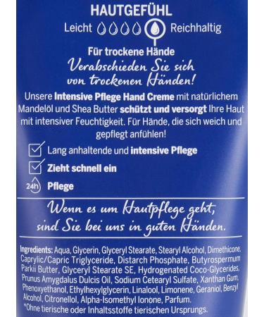 Nivea Intensive Care Hand Cream 75ml - Nourishing Almond Oil Moisturizer (2 Pack) for Dry Skin Relief & Long-Lasting Hydration - Buy Online on GoSupps.com