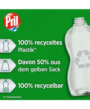 Pril Kraft Gel Ultra Plus 4x450ml - Powerful Hand Dishwashing Detergent for Clean Dishes in Cold Water | Removes 48h Dried Food - Buy Online on GoSupps.com