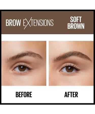 Maybelline New York Brow Extensions Fiber Pomade Crayon Eyebrow Makeup  Soft Brown  1 Count 255 SOFT BROWN - Buy Online on GoSupps.com