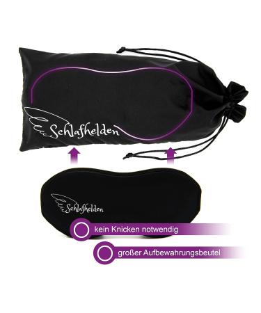 Sleep Heroes 3D Eye Mask & Storage Bag - Ultimate Light Blocking for Travel | Unisex Comfort - Buy Online on GoSupps.com