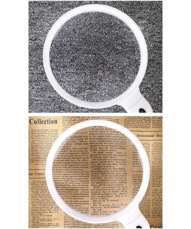 Magnifier Desktop Magnifying Glass 10 Times with Led Lights 20 Times Old Reading Electronic Inspection Clock Mobile Phone Repair Lofty Ambition - Buy Online on GoSupps.com