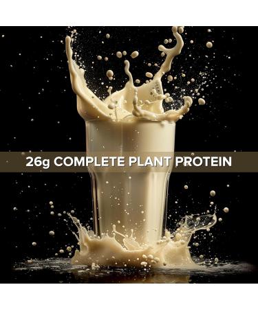 Buy V-Power Plant-Based Protein Powder - Vanilla Surge (1kg) | 26g Protein BCAAs & EAAs Zero Fat/Sugar Dairy-Free All Natural - 29 Servings - Buy Online on GoSupps.com