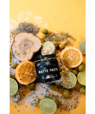O'Douds Matte Paste - Strong Hold Styling Clay for Men - Vegan & Plant-Based - Labdanum & Lime Scent (4oz) - Buy Online on GoSupps.com