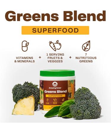 Amazing Grass Green Superfood Chocolate 28.2 oz | Nutrient-Rich Superfood Powder - Buy Online on GoSupps.com