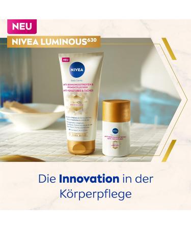 Nivea Luminous630 Body Cream - Anti-Stretch Marks & Pigment Spots 48H Moisture Even Skin Tone - 200ml - Buy Online on GoSupps.com