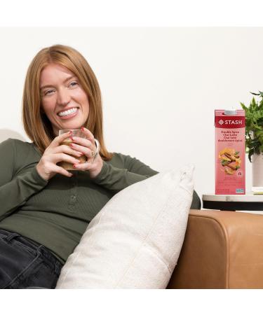 STASH Double Spice Chai Latte Concentrate - Barista Style Caffeinated Chai Tea Beverage - Crafted in Oregon - Plant Based and Dairy-Free Serve Hot or Iced 32 fl oz (Pack of 6) Chai 5.44 kg (Pack of 1) - Buy Online on GoSupps.com