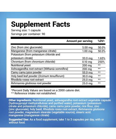 Dr. Berg s Adrenal & Cortisol Formula - Supplement for Hormone Balance Stress & Focus - Support for Healthy Adrenal Gland - Vegetarian Ingredients 90 Capsules - Buy Online on GoSupps.com