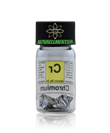 Chrome M tallique l ment 24 Cr 5 Grammes 99 8% en Flacon de Verre avec Etiquette - Buy Online on GoSupps.com