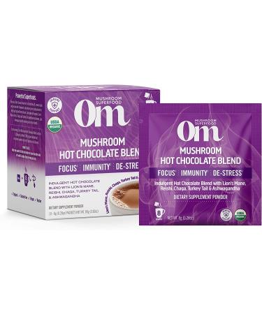 Om Mushrooms Lion's Mane Powder - 100% Organic, 7.05 oz (200 g) - Enhance Cognitive Function - Buy Online on GoSupps.com