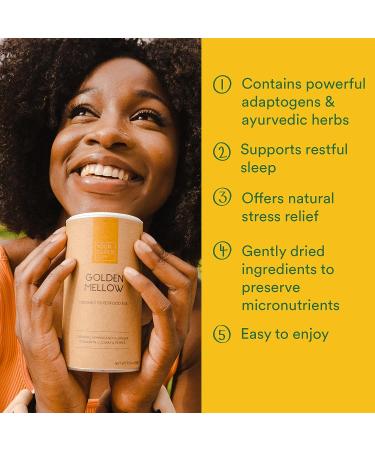 Golden Milk Latte Mix with Ashwagandha for Natural Stress Relief - 40 Servings - Buy Online on GoSupps.com