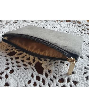 Morandi Color Suede Essential Oil Storage Ball Spray - Dark Gray | 5/15ml Cosmetic Organizer | 14.5x9.5cm - International Shipping Available - Buy Online on GoSupps.com