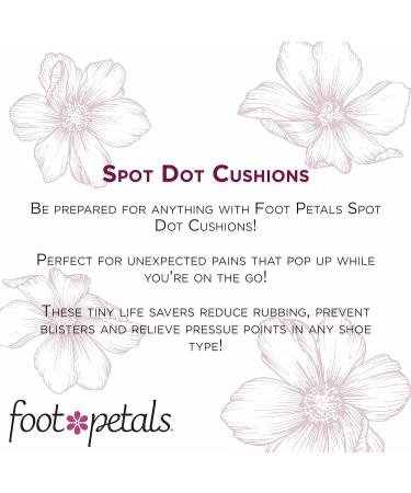 Foot Petals Spot Dot Cushions 6-Pack - Black Round - Shoe Comfort Accessory - Buy Online on GoSupps.com