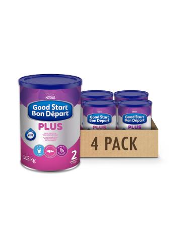 NESTL GOOD START Plus 2 Baby Formula Powder 6+ Months 1.02 Kg 4 Count