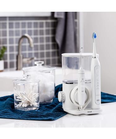 Waterpik Complete Care 9.0 Sonic Toothbrush & Water Flosser Set, White - 11 Piece Kit - Buy Online on GoSupps.com