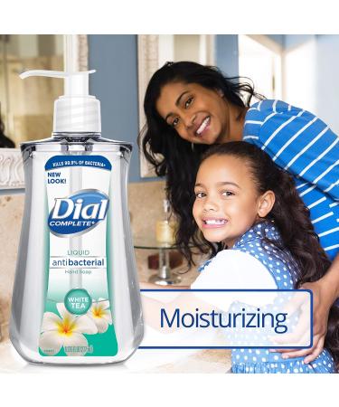 Dial Liquid Hand Soap White Tea/Vitamin E 9.375 oz - Gentle Cleansing with Natural Ingredients - Buy Online on GoSupps.com