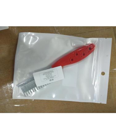 Fellkamm & Desangangelkamm: Premium Cat & Dog Combi Comb for Removing Knotted Hair - 31 Teeth Grooming Tool for Effortless Pet Care - Buy Online on GoSupps.com