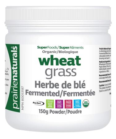 Prairie Naturals Organic Fermented Wheatgrass Juice Powder - 150 Gram