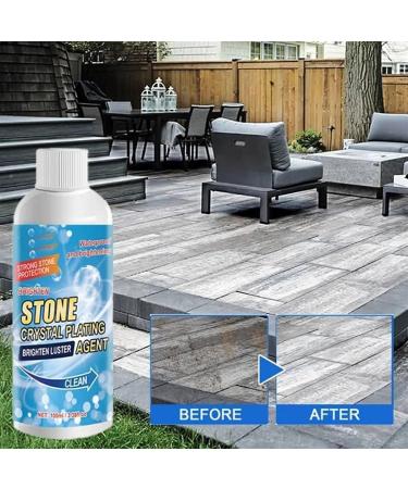 Stone Crystal Plating Agent Stonework Polishing and Coating Agent Stone Nano Crystal-Plating Agent Paving Stone Cleaner Stone polishing Compound(1 PC) 1 PC Clear - Buy Online on GoSupps.com