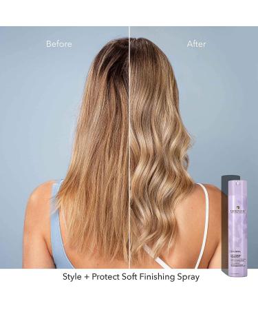 Pureology Style + Protect Soft Finish Hairspray | Flexible Hold | Vegan | 11 Fl Oz - Buy Online on GoSupps.com