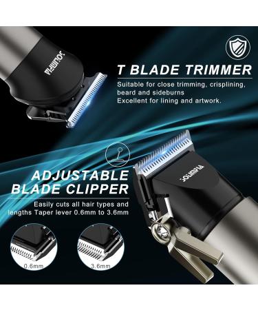 SOLIMPIA Professional Hair Clippers & Grooming Kit for Men | 3-in-1 Cordless Trimmer Shaver & Nose Hair Trimmer | International Shipping Available - Buy Online on GoSupps.com