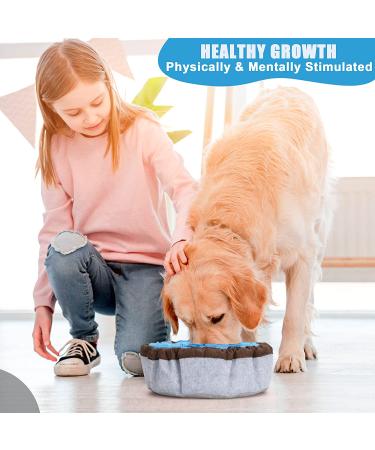 Adjustable Snuffle Mat with Suction Cup - Dog Enrichment Toy Set with Training Clicker for Slow Eating and Stress Relief - Buy Online on GoSupps.com