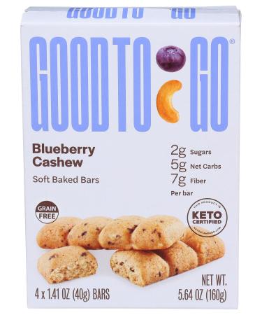 GOODTO GO Blueberry Cashew Soft Baked Bars 5.64 OZ
