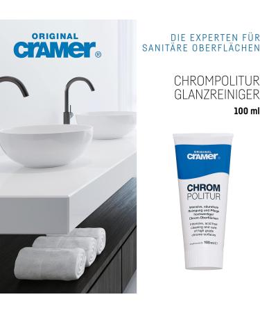 Cramer Chrom-Star Chrom-Politur 100ml | Acid-Free Intensive Cleaner for Shiny & Matt Chrome Surfaces | Ideal for Kitchen & Bathroom Fixtures | International Shipping Available - Buy Online on GoSupps.com
