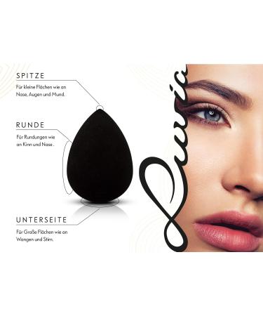 Buy Luvia Beauty Blender Sponge Set - Extra Soft Make-Up Egg & Cosmetic Applicator - Top Quality International Shipping - Buy Online on GoSupps.com