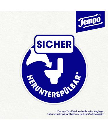 Tempo Moist Toilet Paper - Limited Edition Pampering Moment Dye-Free 16x42 Wipes - International Shipping Available - Buy Online on GoSupps.com