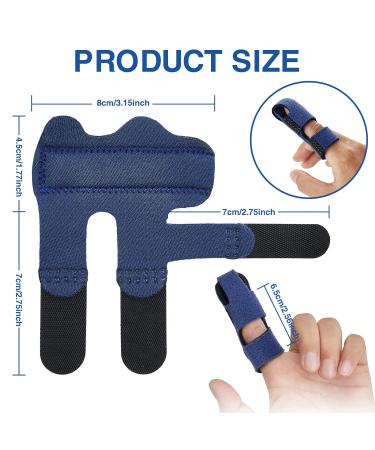 Buy Echify Finger Rails - 2Pcs Full Cover Support for Arthritis & Broken Fingers | Improved Protection & Immobilization - Buy Online on GoSupps.com