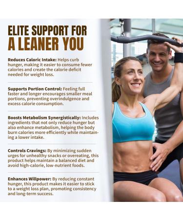 Premium Weight Loss Elite | Supports GLP-1 Pathway Function | Weight Loss Pills for Women Fat Burner for Men | 5 Strategic Backed Ingredients | 3rd Party Tested Supplement - 60 Pills - Buy Online on GoSupps.com