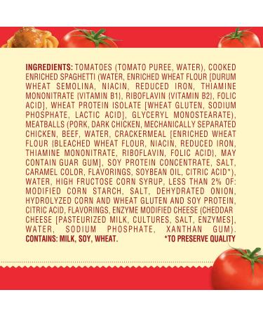 Chef Boyardee Spaghetti and Meatballs 14.5 oz - 24 Pack | Convenient Bulk Buy - Buy Online on GoSupps.com